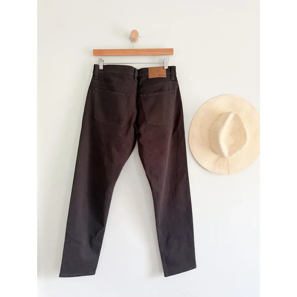 Madewell | NWT Athletic All Day Slim Pants Warm Charcoal | Sz 31x30